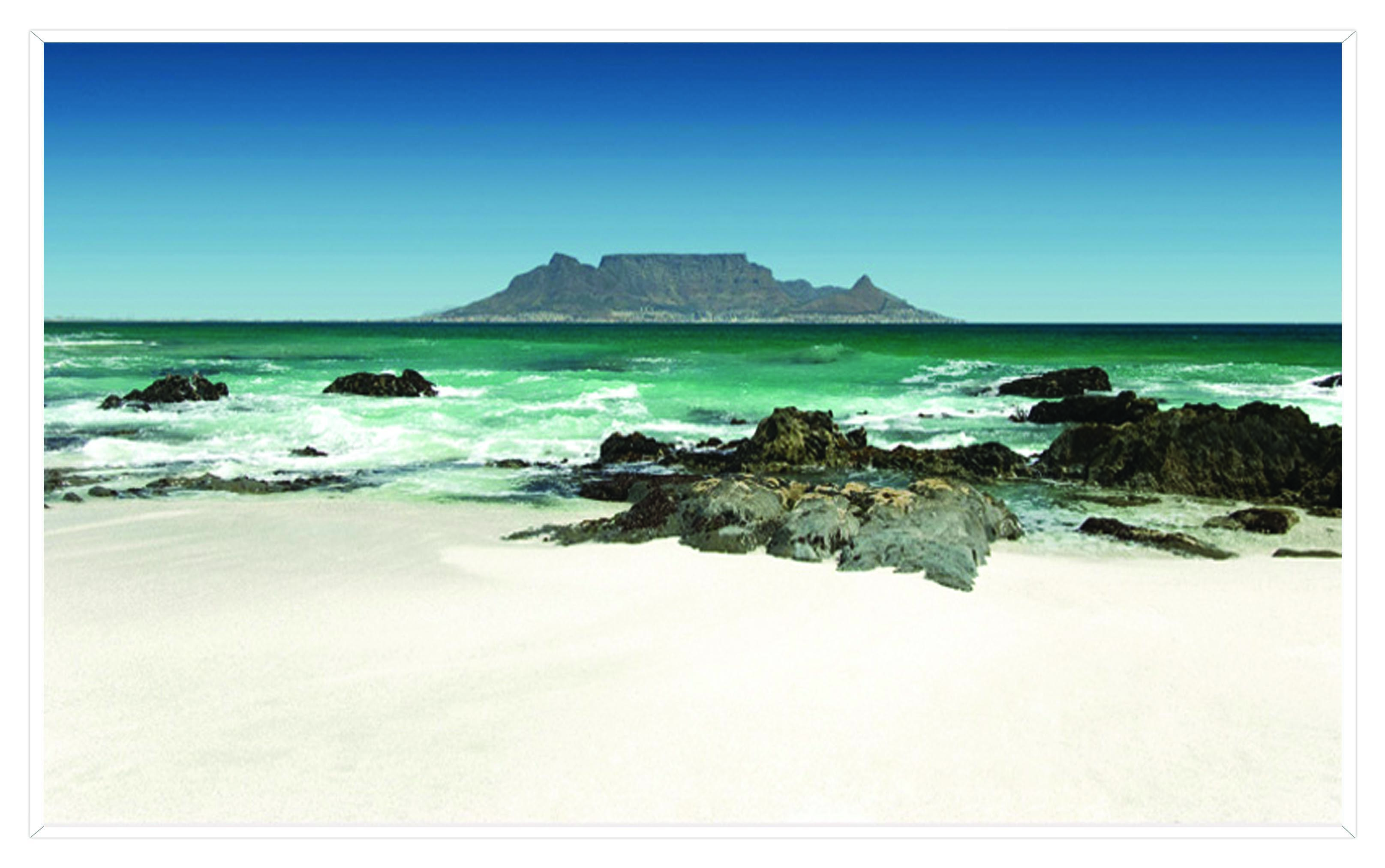 ASG249 Wall décor art printed on glass Table Mountain